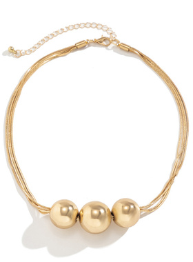 欧美跨境饰品夸张朋克多层链条叠