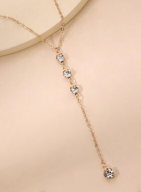 时尚新品锁骨链春季新款女士项链