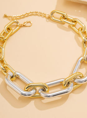 欧美跨境饰品夸张嘻哈粗链条朋克