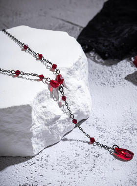 欧美跨境饰品复古哥特滴血流苏