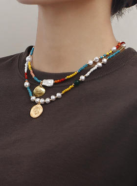 跨境饰品波西米亚彩色米珠沙滩