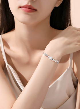 三生三世手链女990纯银轻奢小众设计闺蜜手串网红ins百搭文艺手饰