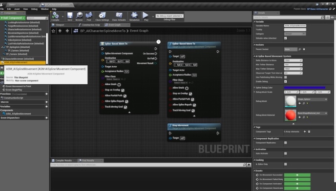 AI Spline-Based Movement System基于AI样条运动系统UE5行动轨迹 - 图3