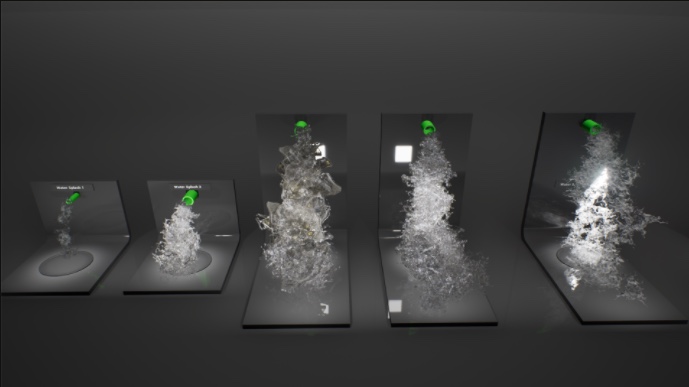 UE4虚幻5 Water Splash Pack 3 写实水花水滴飞溅粒子特效 - 图0