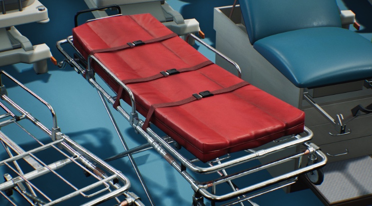 UE4虚幻5 Modern Hospital Props VOL.3 现代医院医疗设施床模型 - 图1