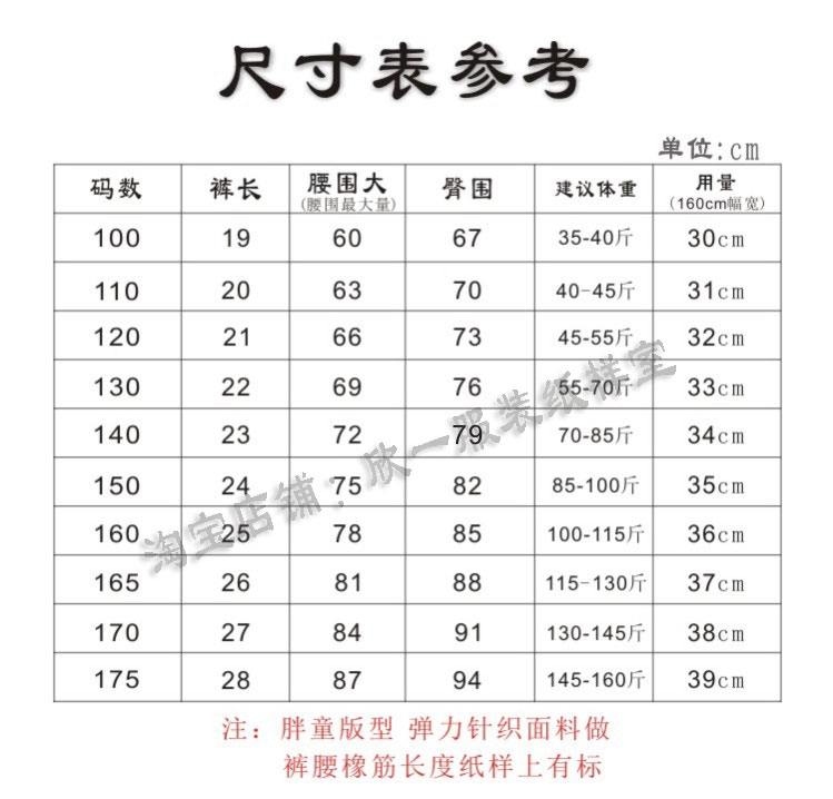 欣一男胖童常规平四角弹力合身内裤裁剪实物牛皮图纸样春夏秋冬 - 图2