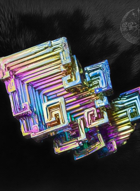 铋晶体金属铋结晶化学元素收藏矿石标本原石创意礼物全新饰品摆件