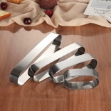 Овальное длинное прямоугольное кольцо для мусса, кольцо для торта, маленькая и большая форма для слоеного теста, форма для десерта, форма для выпечки