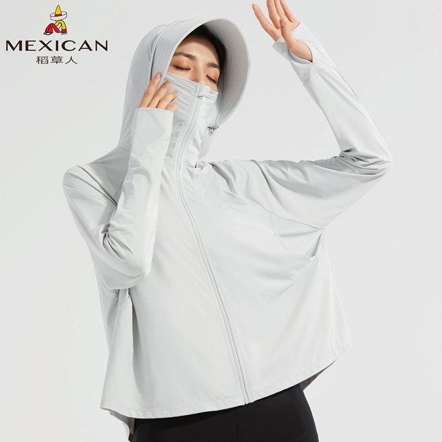Scarecrow Ice Silk Sun Protection Clothing ສໍາລັບແມ່ຍິງ Summer UV Protection