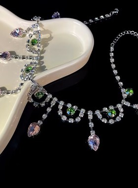 奢华高级感项链轻奢气质吊坠