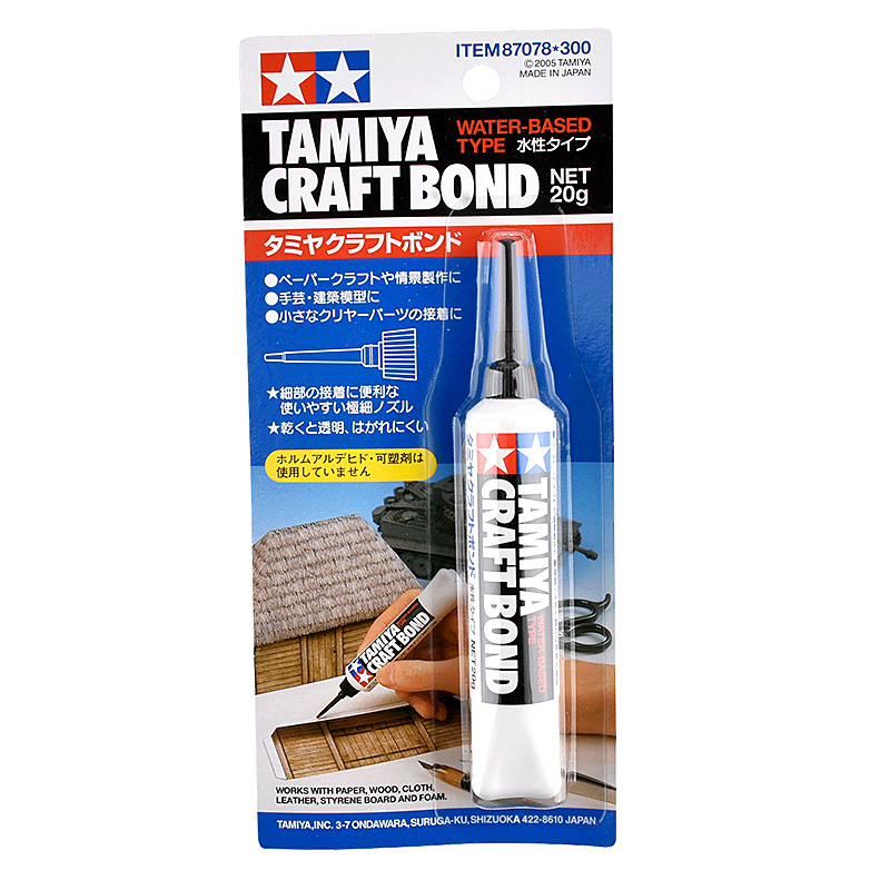 包邮 田宫 Craft Bond 胶水接着剤 87078 - 图0