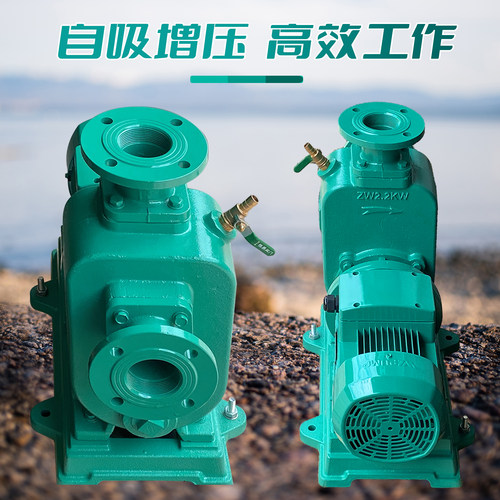 ZWL50-10-20-2.2/2中威泵业WLPUMP自吸无堵塞排污泵苏电污水处理 - 图1
