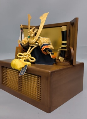 日本武士盔甲摆件日式甲胄装饰中古品收藏不可穿戴日本古制会带回