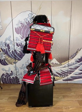日本武士盔甲摆件真人可穿戴丰臣家二枚胴大鎧日式大型落地装饰品