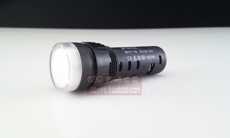 tayee上海天逸16mm指示灯24v 220v 12v AD17-16状态灯LED信号灯 - 图3