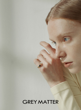 GreyMatter原创黑玛瑙素圈戒指