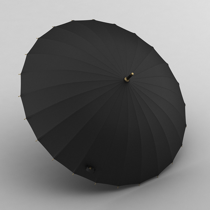 OLYCAT复古24骨大号加固超强抗暴风自动长直柄伞双人男士商务雨伞,淘宝优惠券,粉丝福利购,淘宝优惠卷