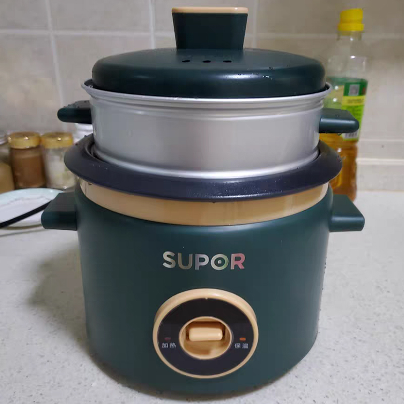supor苏泊尔惠林专卖店苏泊尔电饭煲3升L老式电饭锅多功能家用2-4个人小型迷你蒸煮两用12