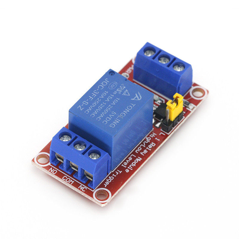 1路继电器模块带光耦隔离 高低电平触发 5v/12v 适用于 arduino