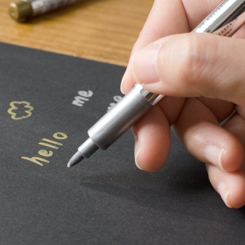 金色银色工艺笔 金银色记号笔签到签名贺卡书法笔油漆笔,淘宝优惠券,粉丝福利购,淘宝优惠卷