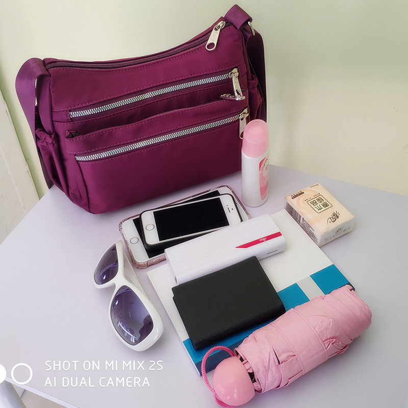 2024新款女士妈妈包尼龙中老年斜挎包帆布女单肩牛津休闲旅游小包,淘宝优惠券,粉丝福利购,淘宝优惠卷