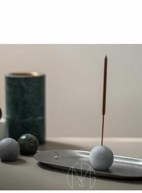 中式北欧球型简约大理石家用轻奢
