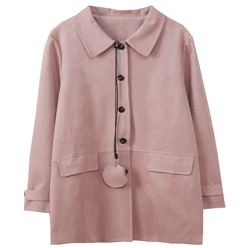 休闲风高级感短款风衣胖莹莹大码女装秋冬廓形中长款拼接格子外套,淘宝优惠券,粉丝福利购,淘宝优惠卷