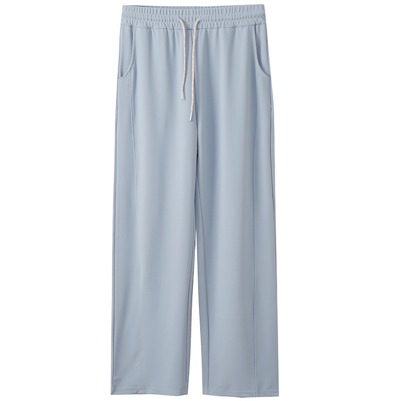 高腰显瘦百搭拼接香蕉裤胖莹莹大码女装胖mm慵懒风休闲黑色阔腿裤,淘宝优惠券,粉丝福利购,淘宝优惠卷