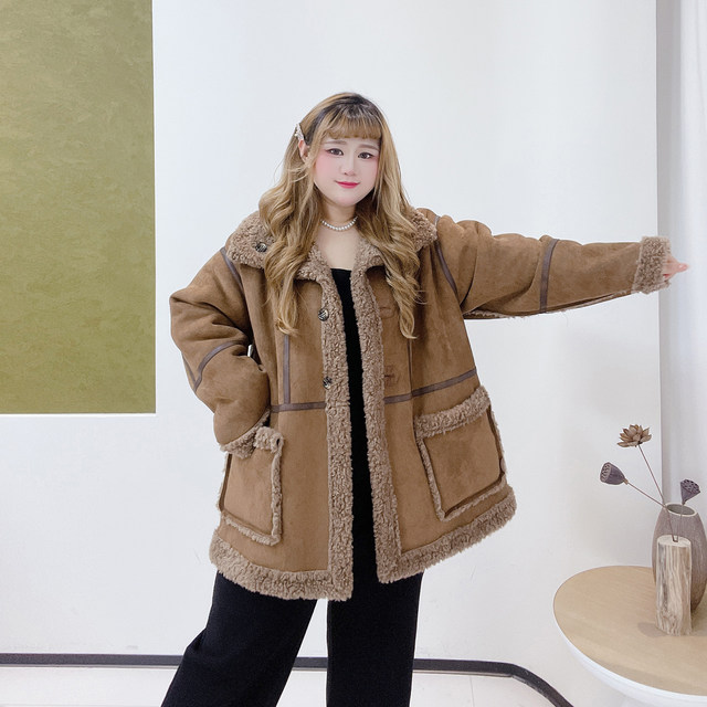 Korean style casual style loose warm reversible jacket