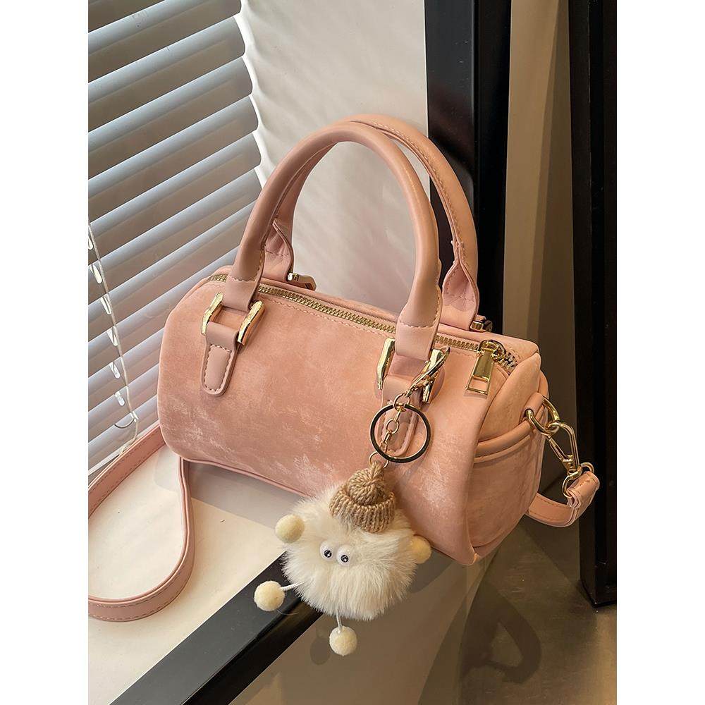 包包女2025新款高级质感小众春夏百搭单肩斜挎包手提波士顿枕头包,淘宝优惠券,粉丝福利购,淘宝优惠卷