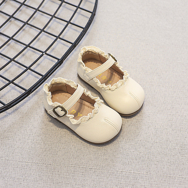 女童春秋款韩版小香风公主风皮鞋软舒适底假分趾单鞋,淘宝优惠券,粉丝福利购,淘宝优惠卷