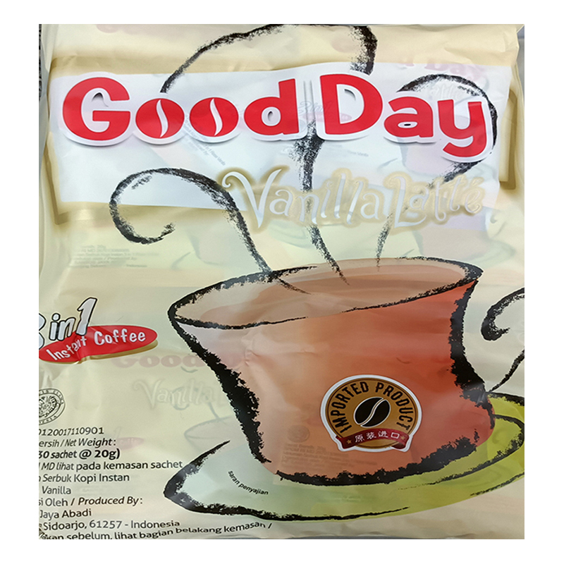 澳门代购进口印尼食品好日子云尼拿Goodday三合一咖啡速溶600g包-图3