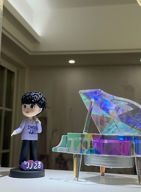 林俊杰jj20演唱会周边潮玩同款卡通人物泥人手办娃娃公仔摆件模型