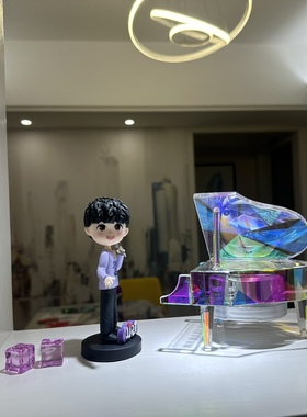 林俊杰jj20演唱会周边潮玩同款卡通人物泥人手办娃娃公仔摆件模型