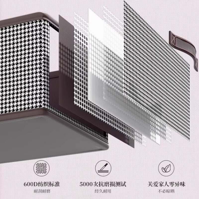 收纳盒家用布艺分层神器收纳筐整理箱衣服折叠收纳箱抽屉衣柜衣物