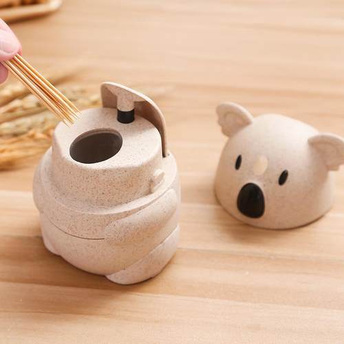 家用创意牙签盒自动牙签桶厨房高档个性牙签罐简约按压式牙签 - 图0