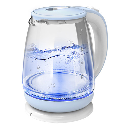 奥克斯电热水壶玻璃烧水壶家用泡茶煲煮水器大容量自动断电开水壶 - 图0