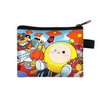 Egg Partying Game Perimeter Zero Wallet Student Version Tide for portable and durable carry-on printed containing