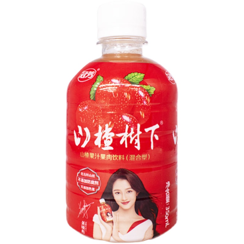 冠芳山楂树下饮料整箱山楂汁350ml*15瓶果味果汁解腻官方年货-图3