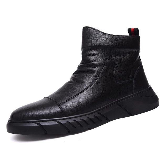 Soft bottom genuine leather! Trendy and comfortable casual leather boots! Soft bottom genuine leather! Trendy and comfortable casual leather boots!