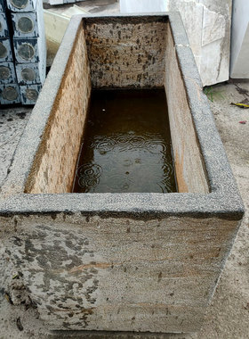 花盆仿古养鱼池水缸户外庭院石槽
