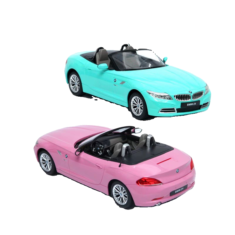 宝马Z4敞篷儿童遥控车男女孩糖果色电动仿真车模1:12跑车带车灯,淘宝优惠券,粉丝福利购,淘宝优惠卷