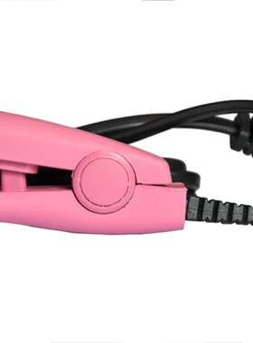 Professional Mini Hair straightener Iron Pink Ceramic Portab