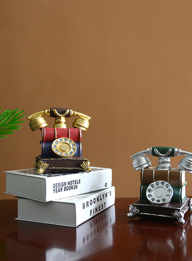 北欧风格个性小摆件办公电话机