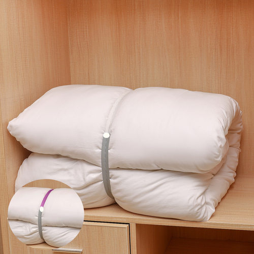 叠捆被子专用神器厚衣服衣物收纳整理拉拉卷懒人衣柜四件套捆绑带 - 图0