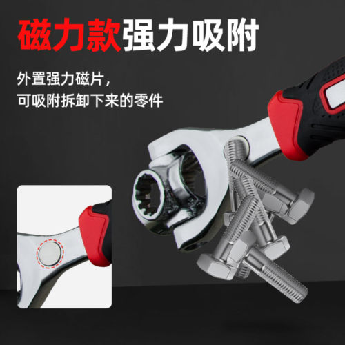 德国工艺套筒扳手工具扳手套装大全多功能六角梅花8-21mm八合一52 - 图3