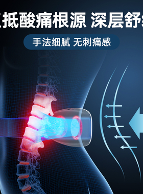 攀高pangao按摩仪腰部腰部按摩器自动揉捏冲按摩仪理疗热敷缓腰痛