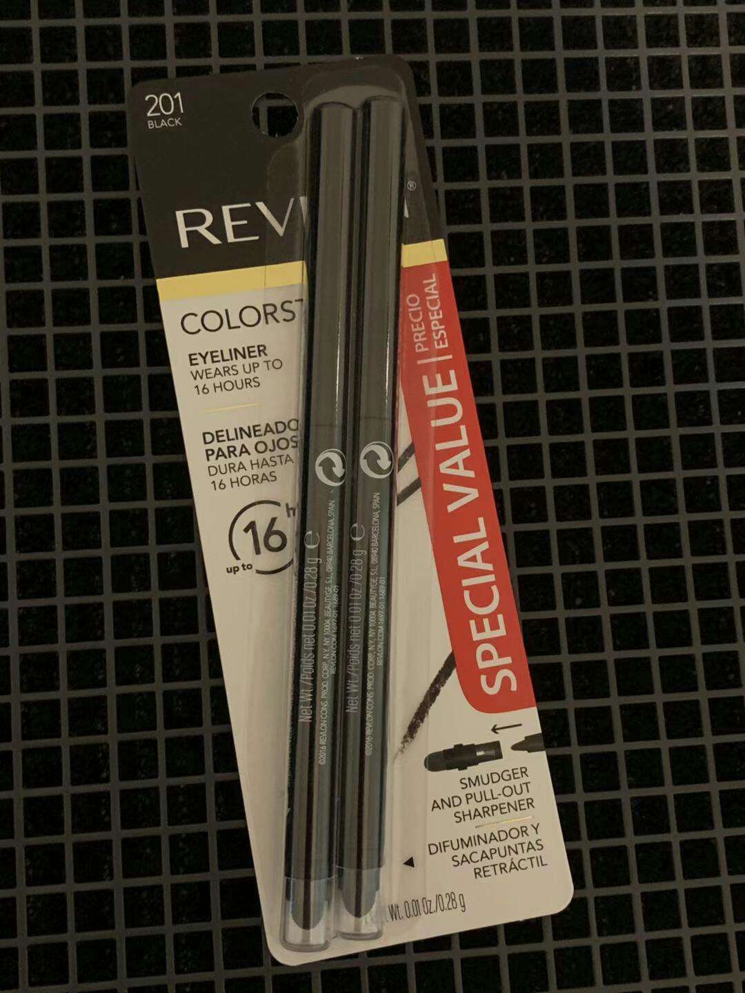 美国Revlon露华浓经典眼线笔201黑202黑棕持久不脱色防水Eyeliner