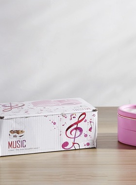 旋转芭蕾情人节男女朋友音乐盒