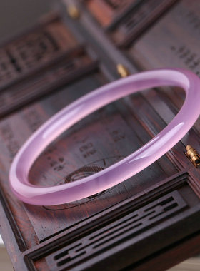 文艺少女细条玛瑙手镯玉镯子礼物